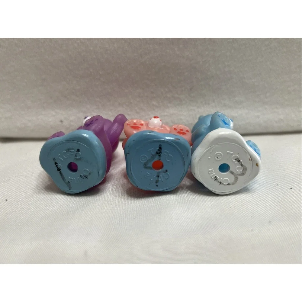 Lot of 3 Vintage CARE BEARS 1-3/4